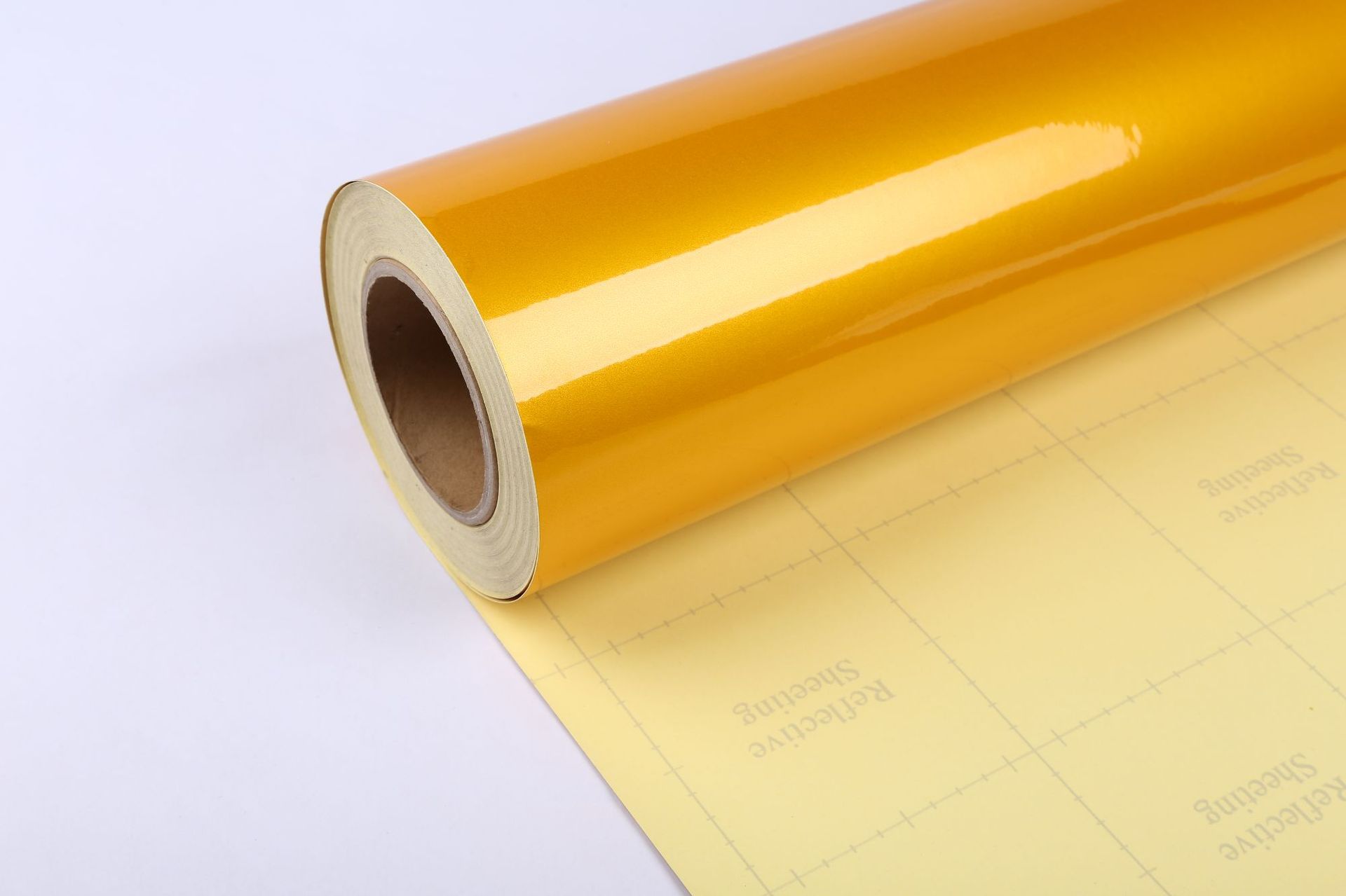 3100刻字膜黄色广告级刻字膜工程级可喷绘反光膜