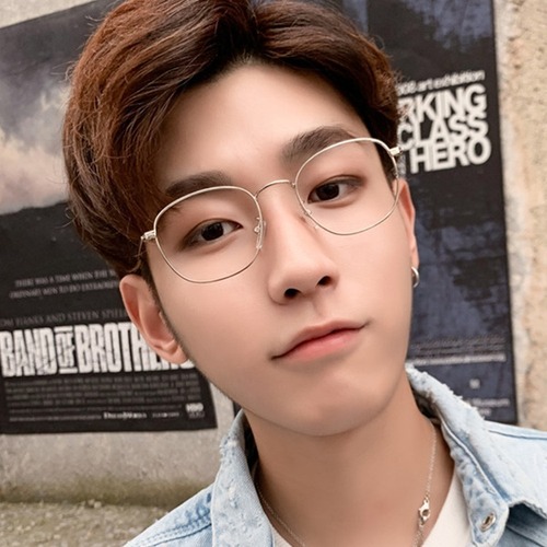 Men with myopia can wear eye frames, women with Korean style trendy round faces, with or without prescription, flat light