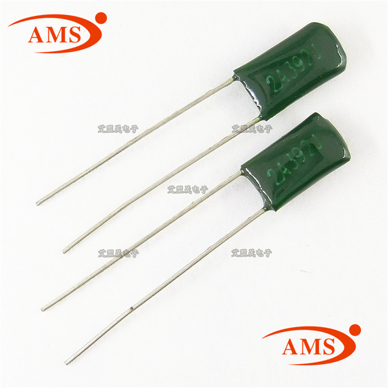 2A392J  3.9NF 3900PF CL11绿色涤纶电容 全新现货 100V392J