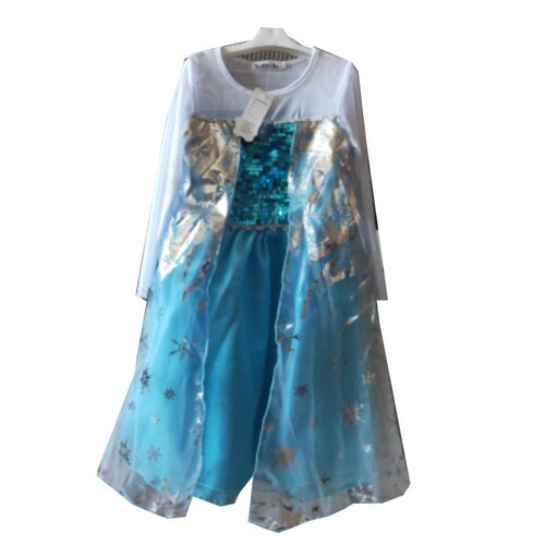 European and American foreign trade children's clothing girls princess skirt Frozen new dress children's dress drop shipping