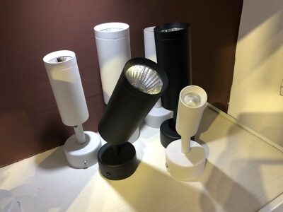 Foreign trade COB Mini Track light Shell Kit Ceiling Spotlight Shell Mini small-scale Light rail Shell parts
