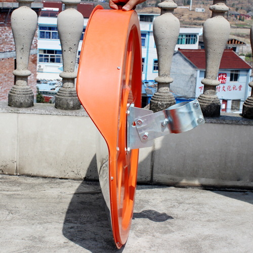 道路广角镜1米转角镜马路交通室外反光镜80cm公路口拐弯镜凸透镜|ru