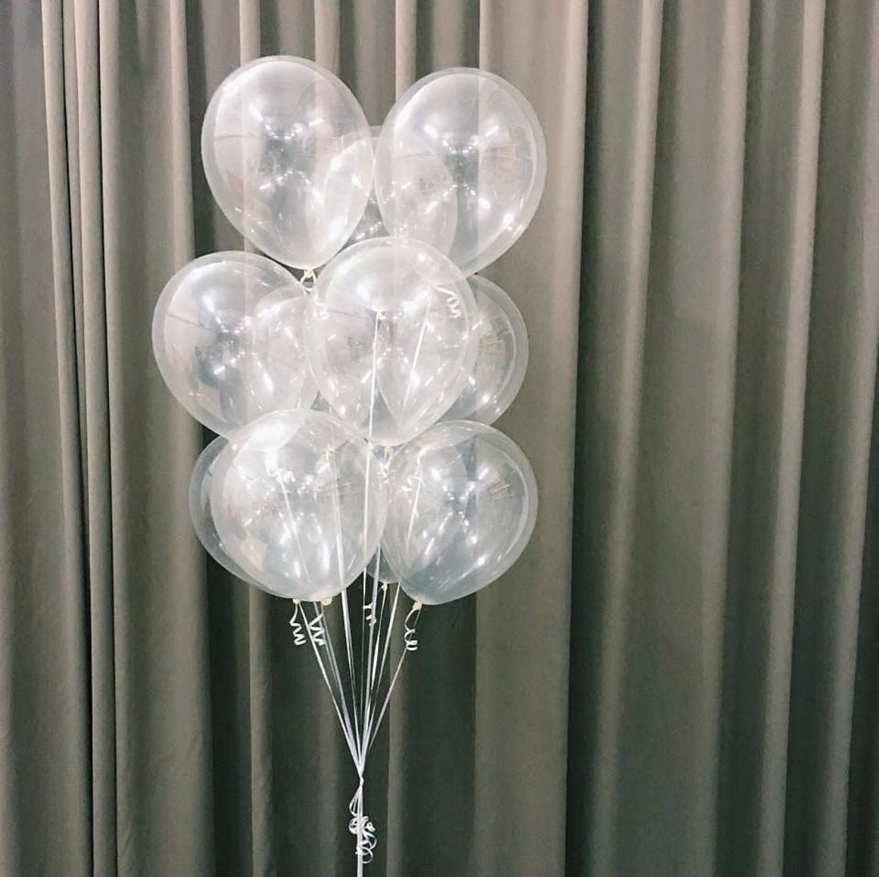 Double-layer latex round balloon