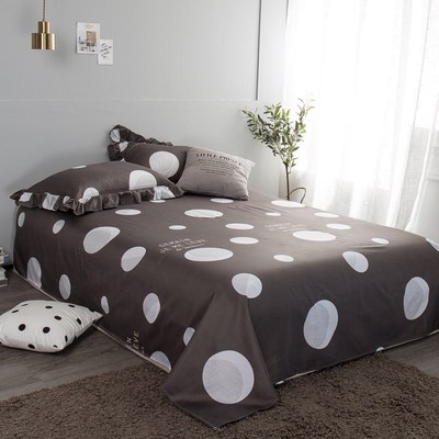 单人床被单双人床单单件大学生公主1.2米1.5m少女宿舍1.8粉色褥单|ru