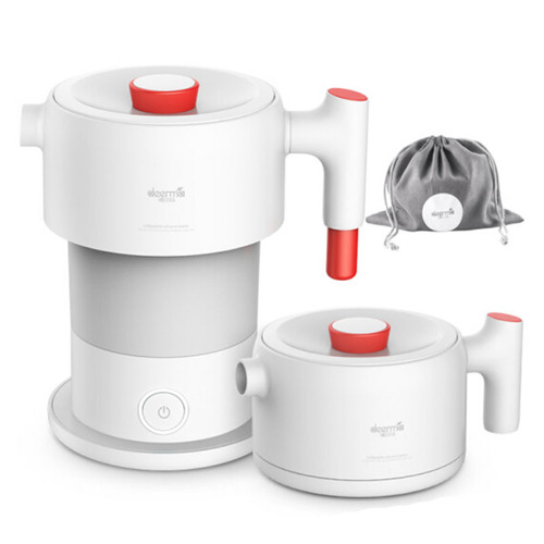 Delma DEM-DH202 Electric Kettle Foldable Travel Electric Tea Kettle Water Warmer
