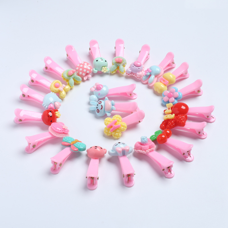 卡通儿童BB夹发夹刘海夹甜美压夹韩版饰品水果动物夹顶夹边夹发饰|ms