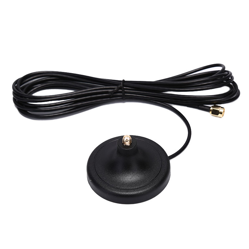 2.4G天线底座 WIFI3米延长线 SMA内针转母头内孔接口3G4G天线座子