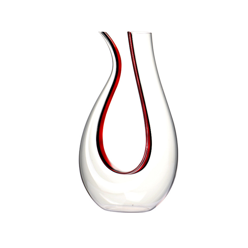 Glass design crystal artificial wine decanter