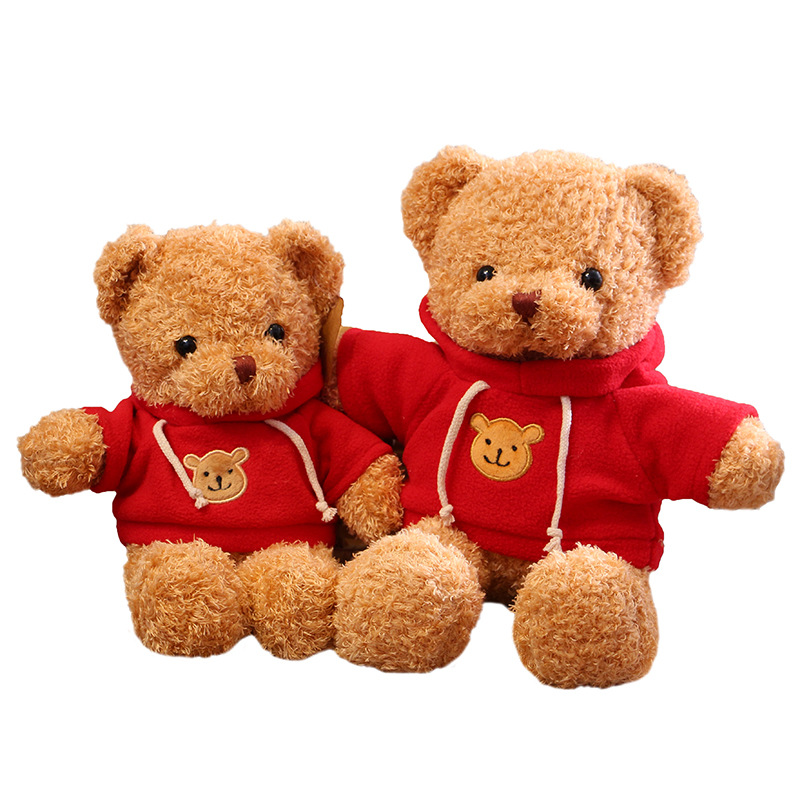 Venta al por mayor juguete de peluche suéter oso de peluche muñeca boda empresa actividad regalo clip grab máquina Ragdoll muñeca