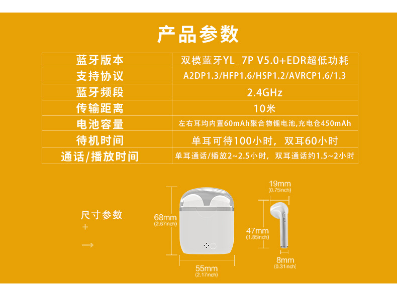 Casque bluetooth YAN ZHONGXIN fonction appel connexion multipoints - Ref 3378803 Image 18