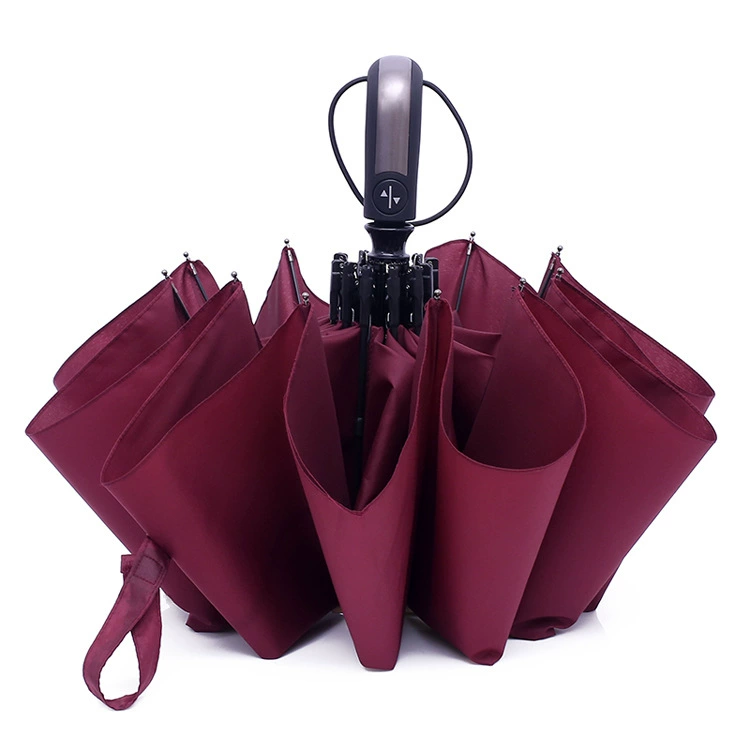 Automatic Solar Umbrella, UV Sun Protection, Fully Automatic Foldable, 8 or 10 Ribs