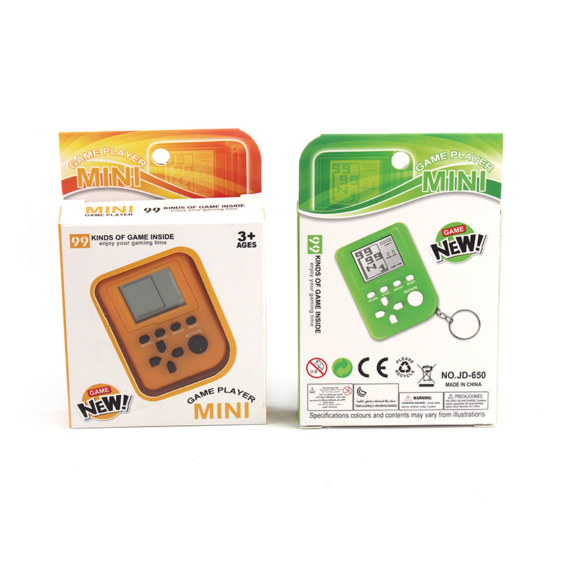 Consola portátil mini Tetris GAME BOX japonesa, juguete colgante nostálgico_voghion.com