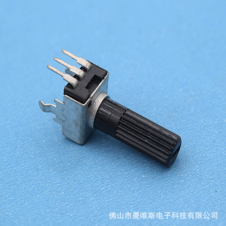 R093单联B50K电位器30mm长柄电位器 C50K声卡电位器功放用35mm