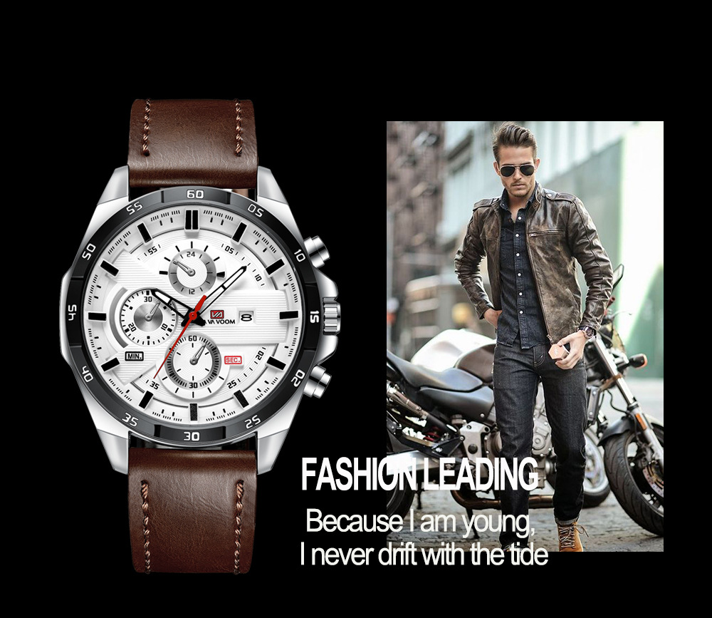 Fashion Geometric Buckle Quartz Men's Watches display picture 23