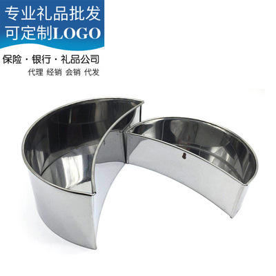 厂家批发不锈钢腰斗 带磁加厚大小号砧板围 酒店餐厅专用月形腰斗|ru