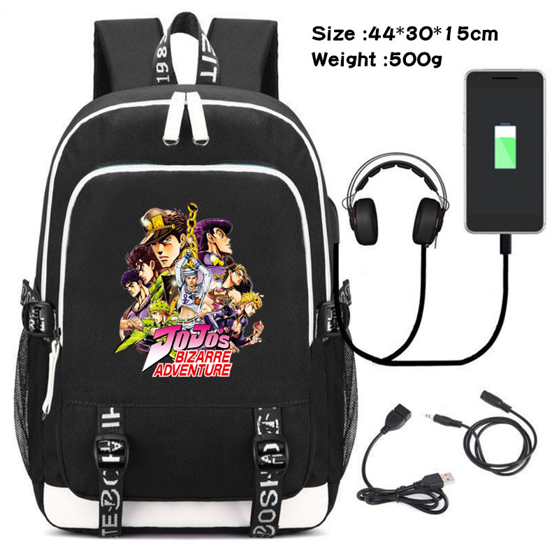Jojo's wonderful adventure school bag anime peripherals of men and…