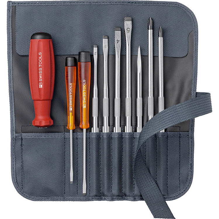 瑞士PB SwissTools  可换杆紧凑包套装  PB 8218.GY