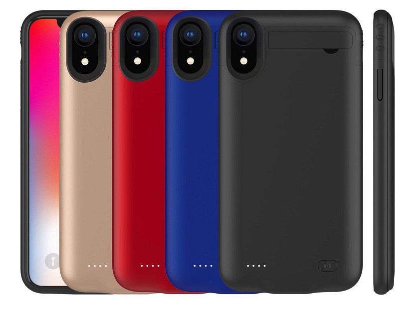 适用于iPhon X XS XR XSMAX全包背夹电池 电源 手机充电宝 手机壳|ms