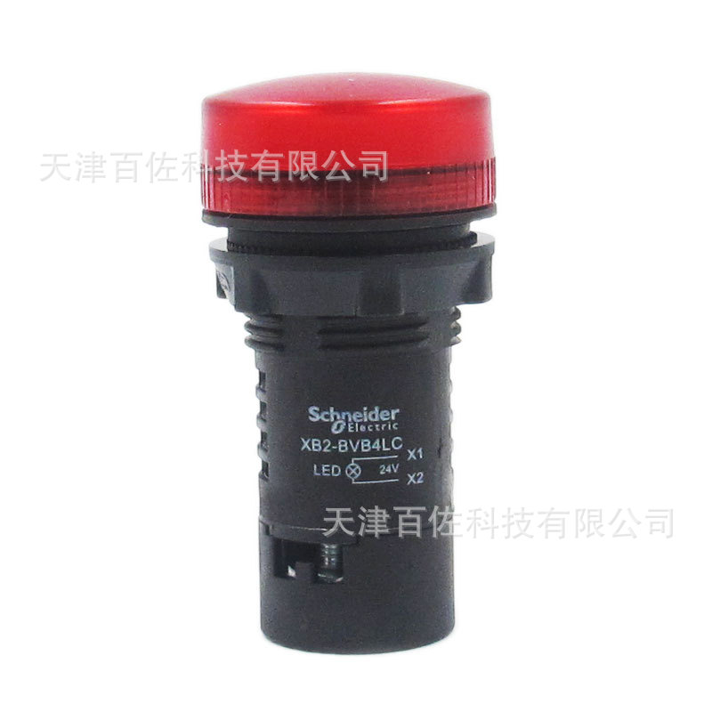 LED指示灯XB2BVB4LC LED指示灯SDS AC/DC 24V红色LED指示灯