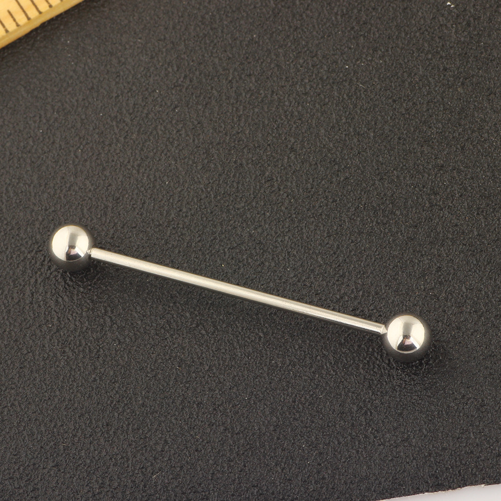10 Piece Piercing Jewelry Set - Stainless Steel Nose Ring, Eyebrow Barbell, Lip Labret, Industrial Ear Studs - Geometric Style detail image 11