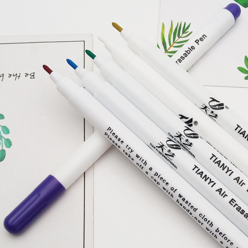 Manufacturer clothing cross stitch marking water soluble pen refill water soluble pen self erasing pen