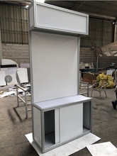 4040铝合金工厂操作台 展会展示柜台 方柱展览展示搭建铝料展览柜