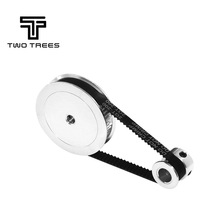 2GT皮带轮GT2同步轮带套件20齿60齿1:3减速比机械传动组件带宽6mm