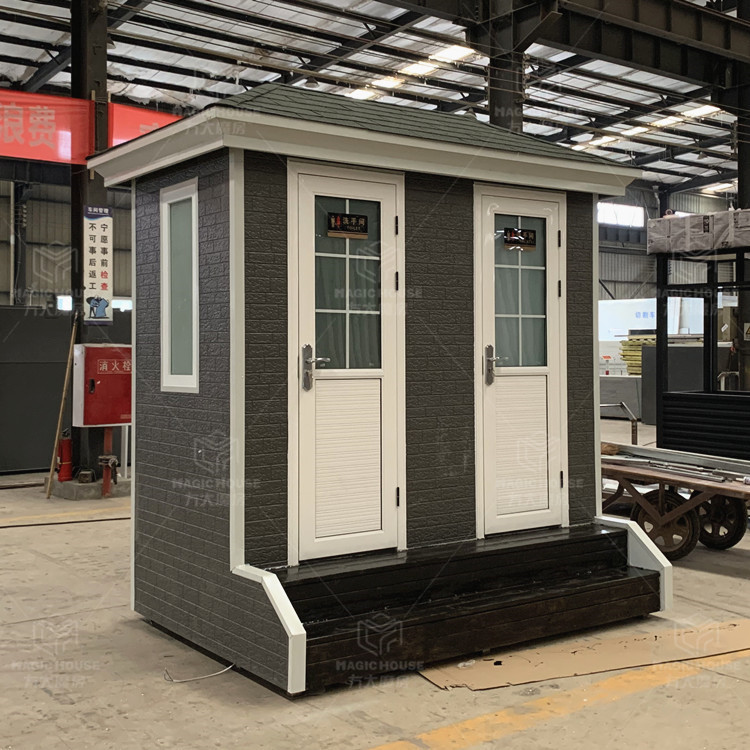 【强推】四川成都打包式移动厕所 双蹲位移动卫生间制造