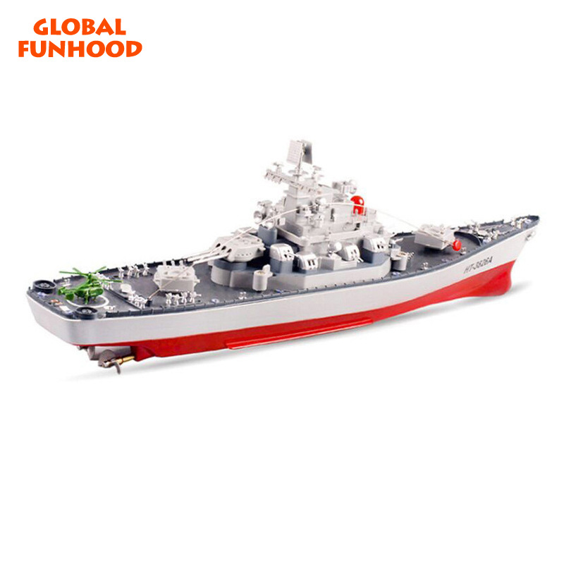 HT-3826A remote control children Toy Boat children Toys Ship model innovate Aircraft Fighting Warship