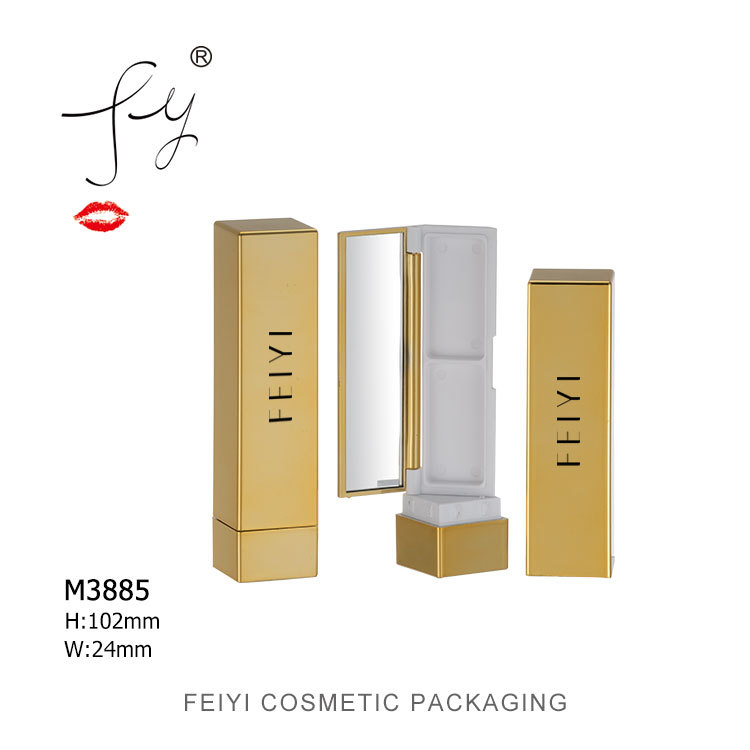 厂商直销 创意设计眼影盒 方形口红外形 翻盖附镜 眼影盒 M3885