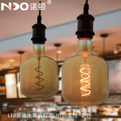 Retro Edison Tungsten wire LED Creative bulb Industrial wind bulb a chandelier E27 String Headband U120