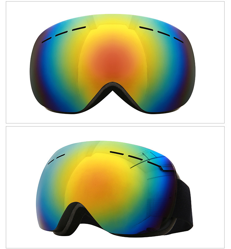 Fashion Gradient Color Double Layer Anti-fog Mountain Style Frameless Sports Sunglasses display picture 7