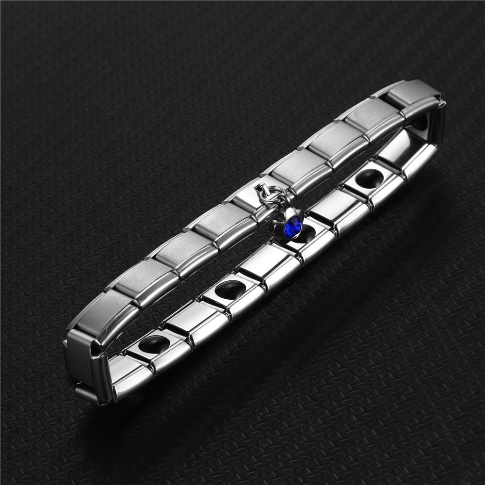 Einfacher Stil Runden Stern Herzform Rostfreier Stahl Charme Inlay Kristall Unisex Armreif display picture 3