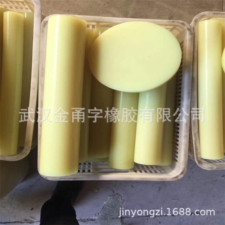 聚氨酯卷板厂家直售牛筋密封圈缓冲垫块减震胶优力胶空心管PU棒