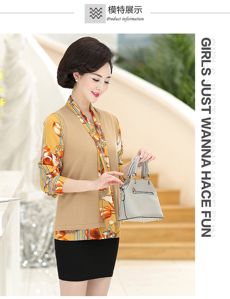 Gilet femme en Tricot de fibres mélangées - Ref 3317150 Image 16