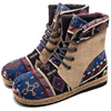 High ethnic low boots, trend of season, ethnic style, cotton and linen, wholesale