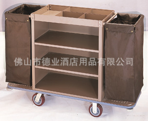 厂家现货供应酒店服务车酒店餐车客房送餐车不锈钢布袋多层双边|ms