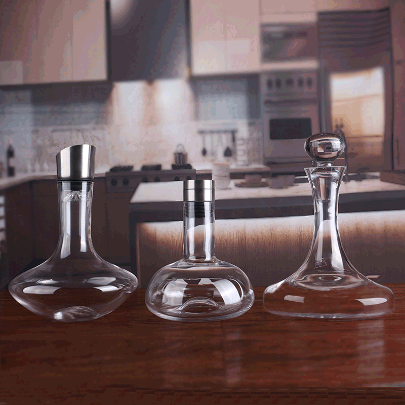 厂家批发瀑布流醒酒器 莲蓬式引酒器快速醒酒会呼吸的醒酒器