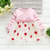 Spring knitted dress, 2020 years, trend of season, children's clothing, wholesale, long sleeve