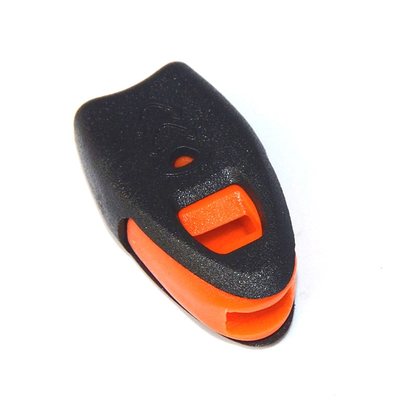 Silbato de supervivencia tire clip de cola clip de cuerda silbato independiente de alta puntuación Shell de plástico tire cola hebilla silbato cola clip de cuerda hebilla