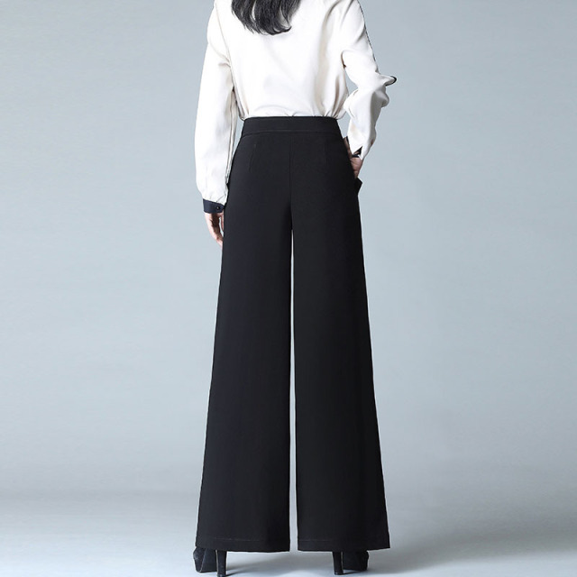 Broad-legged pants New Drop-feeling trousers and large skirt pants