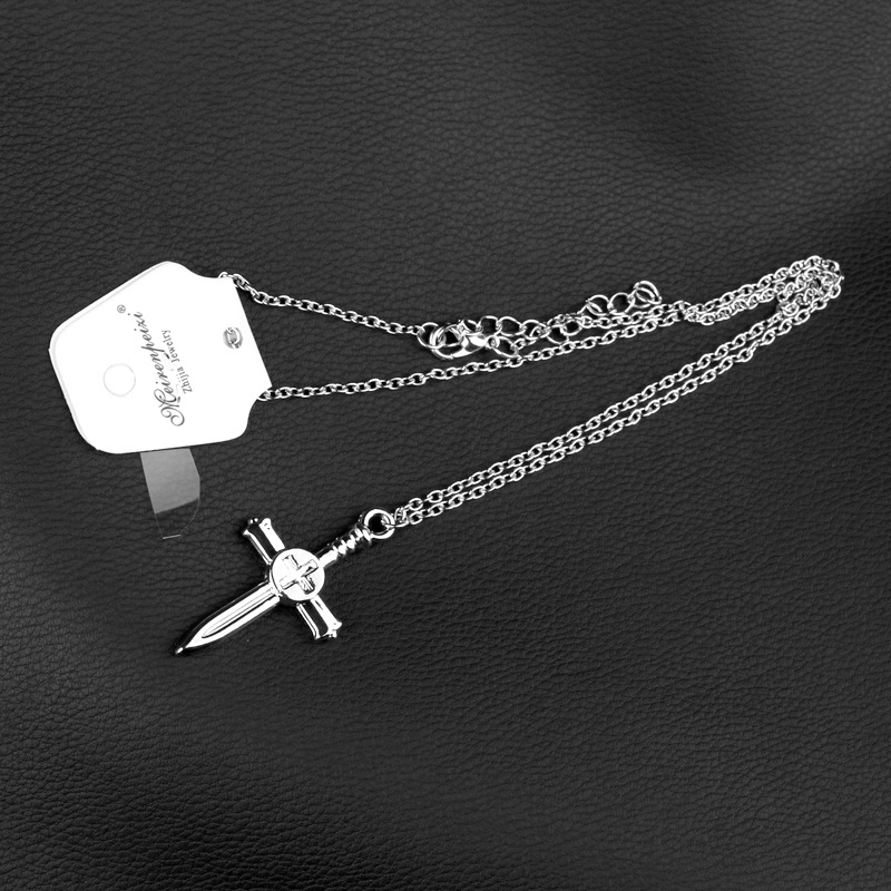 New Fashion Cross Sword Pendant Necklace Wholesale