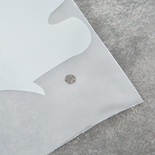 Factory cartoon zipper bag cute children's clothing sand-coated packaging bag PE zipper bag with customizable patterns