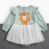 Children's spring cartoon bodysuit, brand autumn clothing for new born, long sleeve