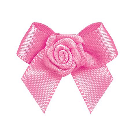 Yao Ming DIY accesorios de ropa interior accesorios para el cabello ropa interior caja de regalo decoración de flores rosa 3 puntos cinta arco