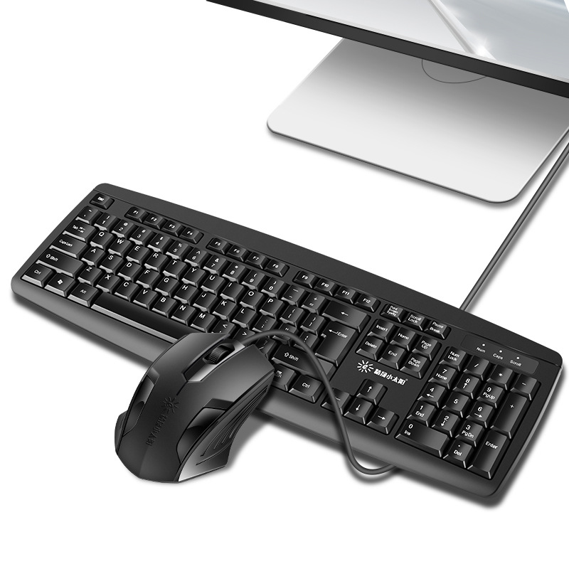 精晟小太阳T13键鼠套件家用办公游戏键鼠套件台式笔记本通用键盘
