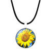 Accessory, metal pendant, fashionable necklace, jewelry, suitable for import, with gem, European style