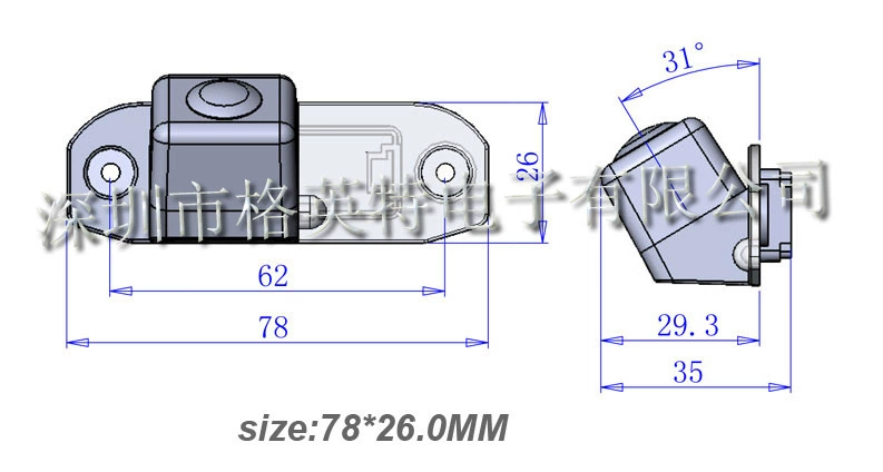 Камера для автомобиля, совместима с Volvo S40 S60 S80 XC90 XC60 V60 S80L S60L S40L
