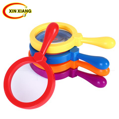 5x Handheld Plastic Resin Shatterproof Magnifying Glass for Children, Primary School Students, Kindergarten Insect Observation Creative Gift