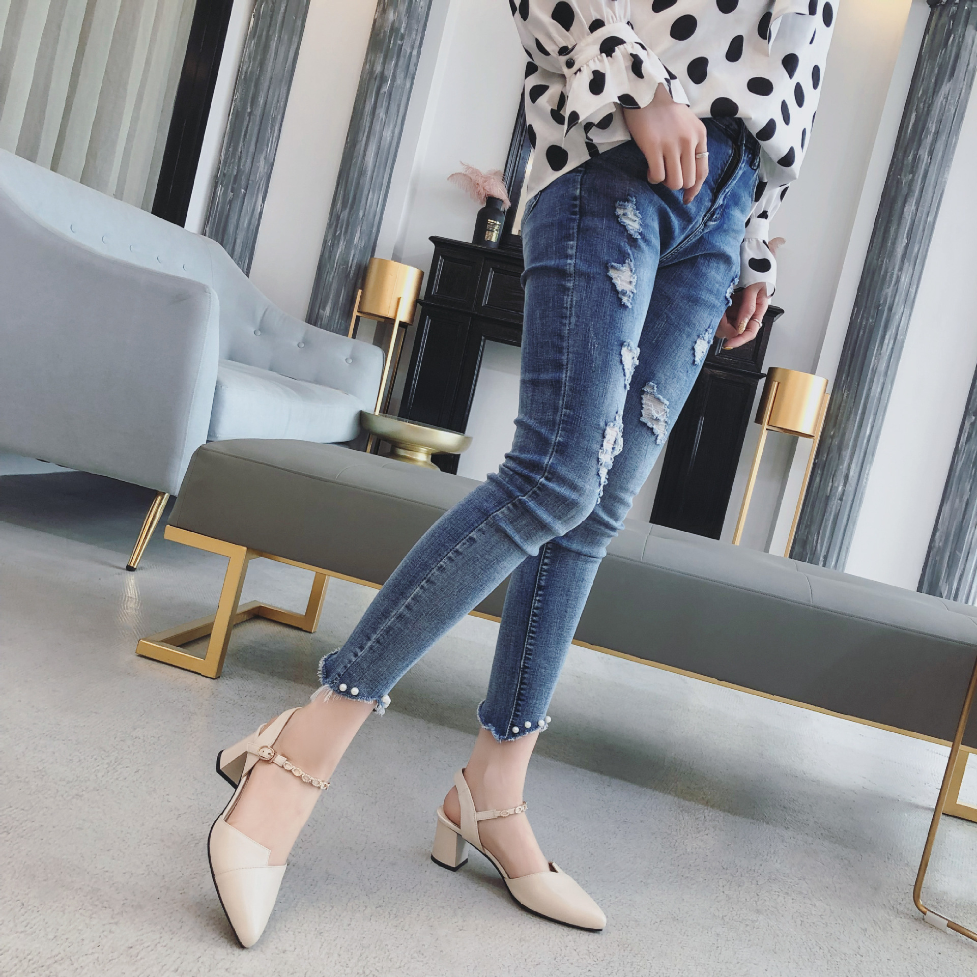 Chaussures été pour femme CHAUSSURES DE SOIE en Caoutchouc - Ref 3346859 Image 17